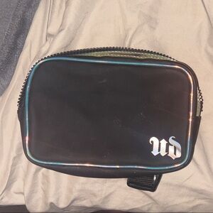 Urban Decay Black Cosmetic Bag with Iridescent Trim